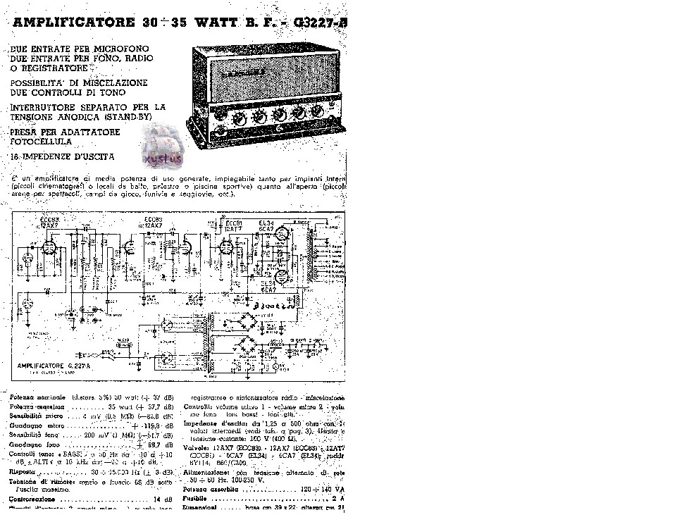 GELOSO G3227-A service manual