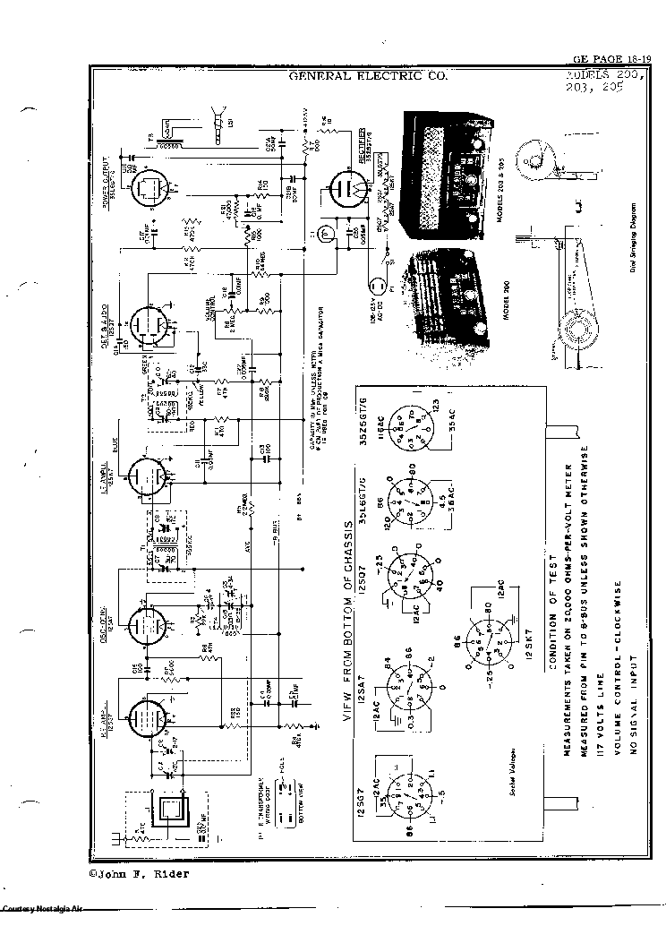 General Electric Radio Schematics