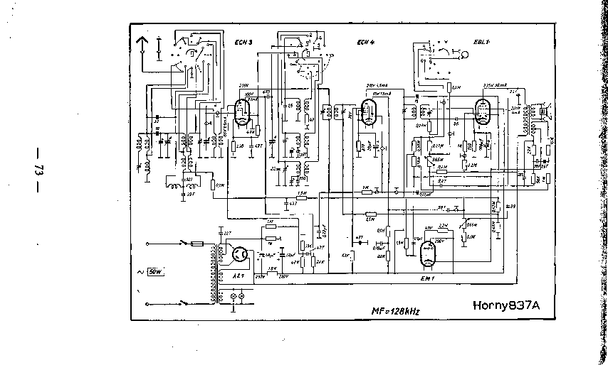HORNY 837A RADIO SCH service manual