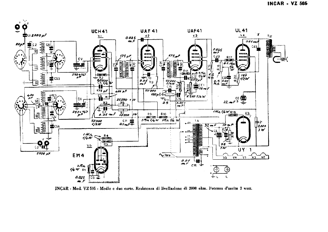 INCAR VZ505 AM RADIO RECEIVER SCH Service Manual download, schematics