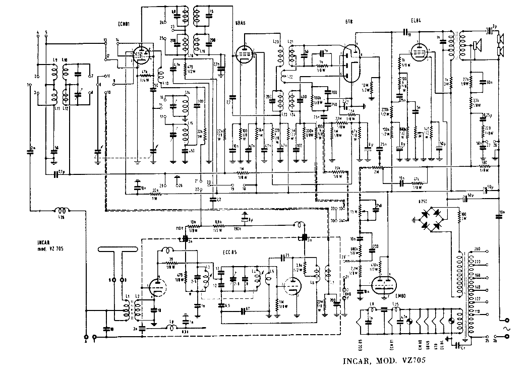 INCAR VZ705 AM-FM RADIO RECEIVER SCH Service Manual download ...