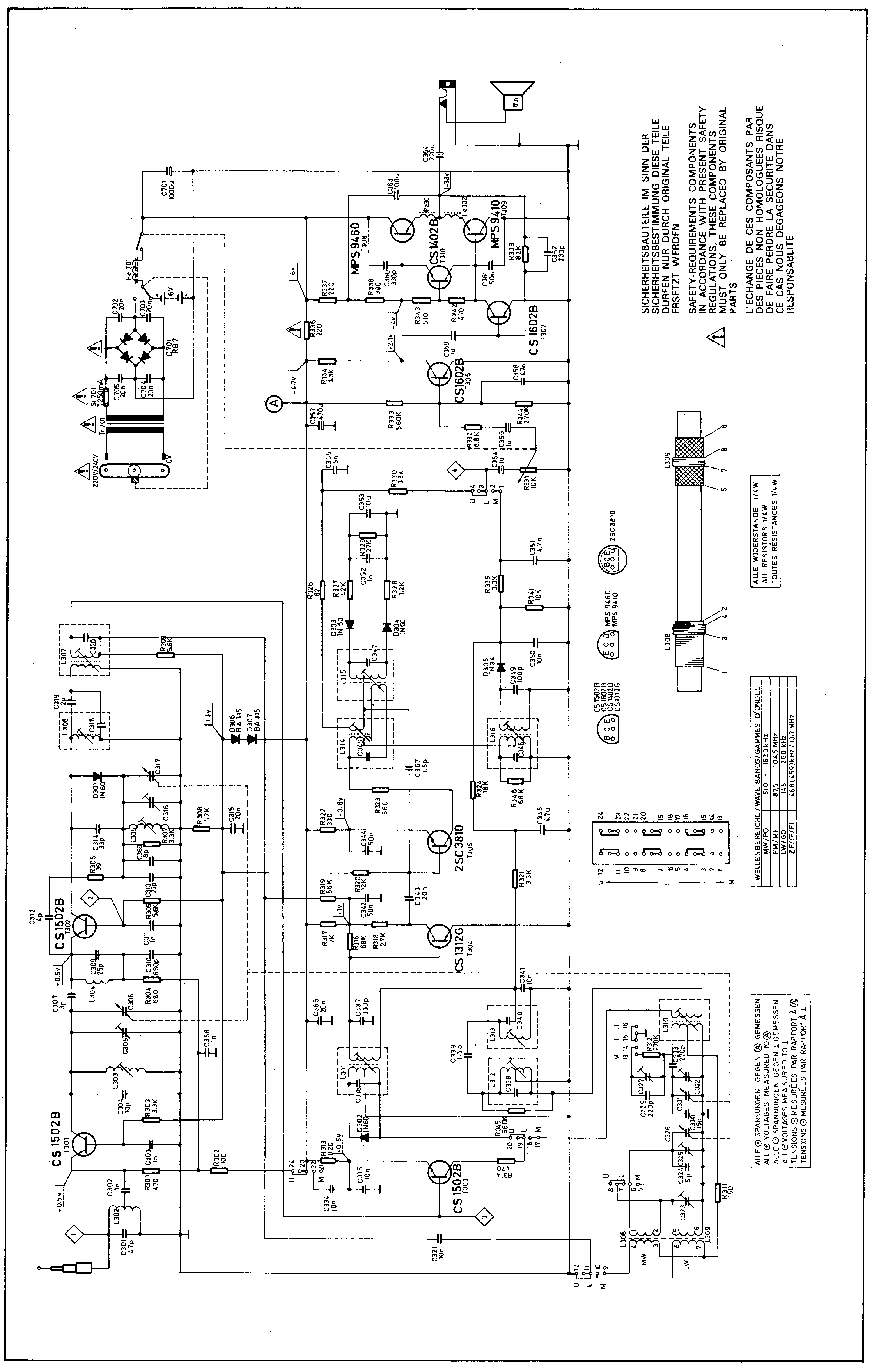 ITT JUNIOR 109B SM Service Manual download, schematics, eeprom, repair ...