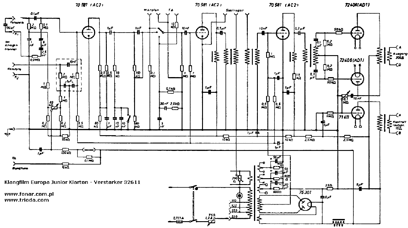 KLANGFILM 32611 service manual