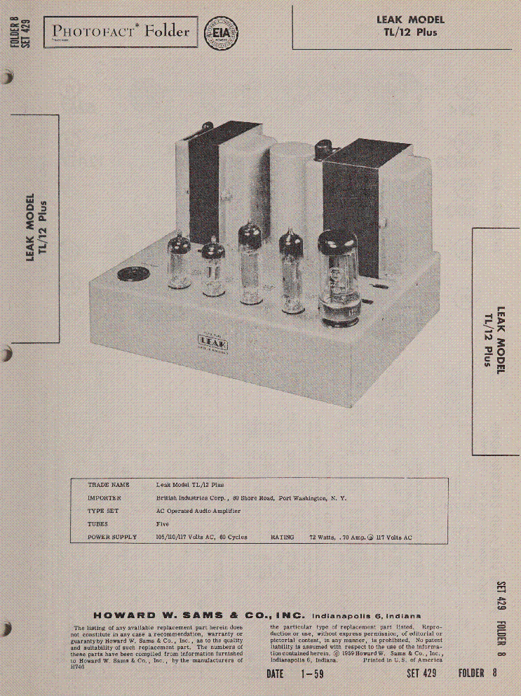 LEAK TL12 PLUS SM service manual