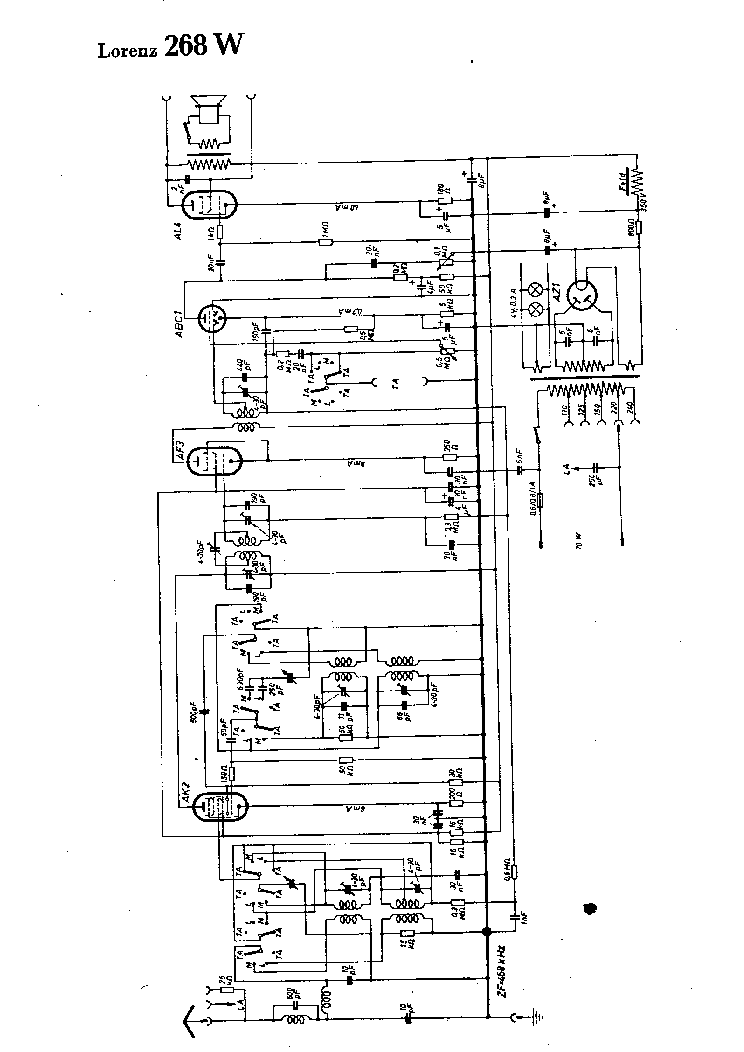 LORENZ 268W RECEIVER SCH service manual