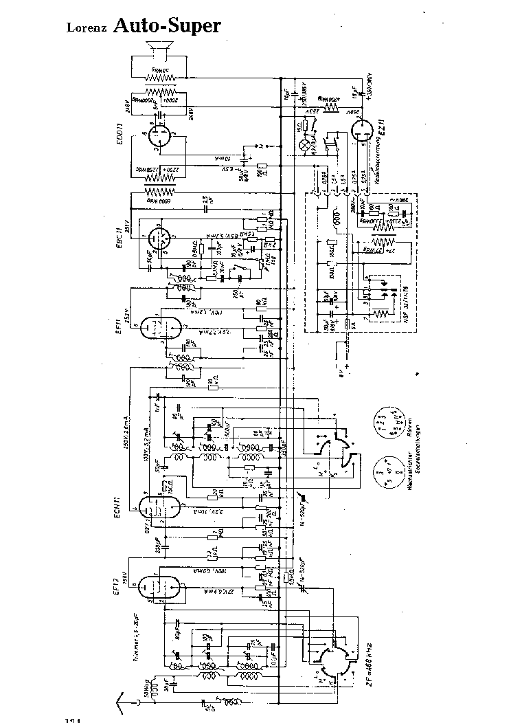 LORENZ AUTO-SUPER RECEIVER SCH service manual