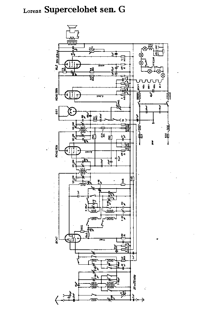 LORENZ SUPERCELOHET SEN G RECEIVER SCH service manual