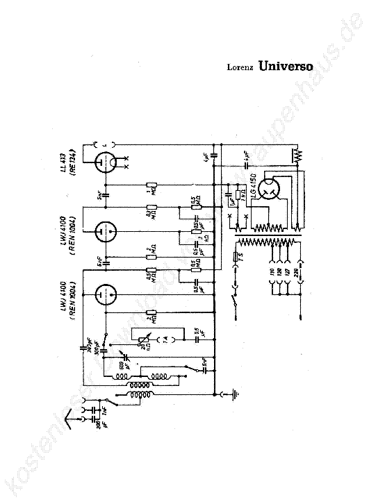 LORENZ UNIVERSO service manual