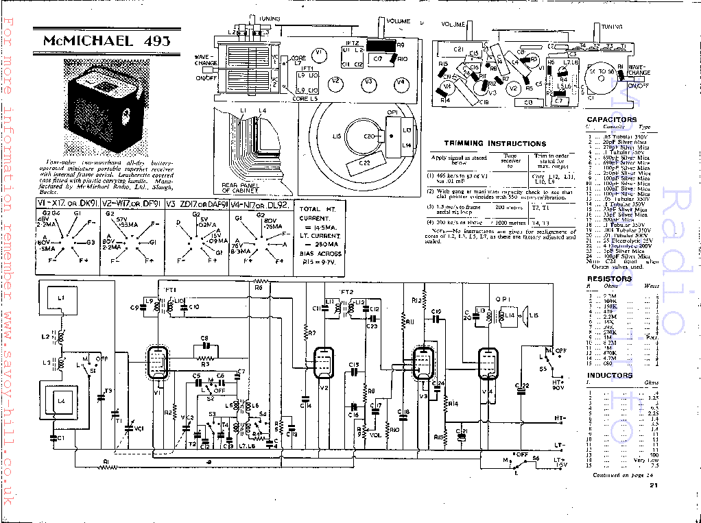 MCMICHAEL 493 service manual