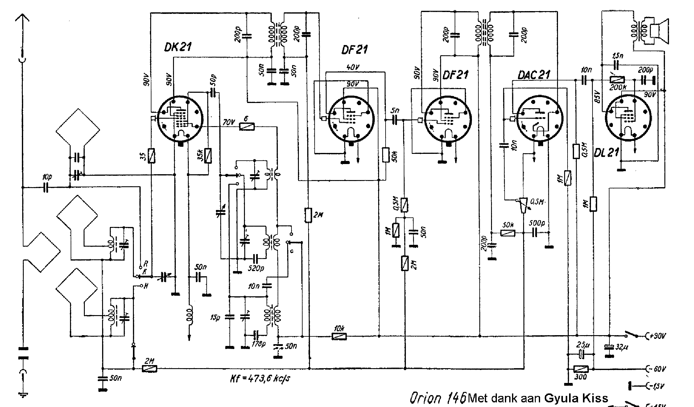 ORION 146 RADIO SCH service manual
