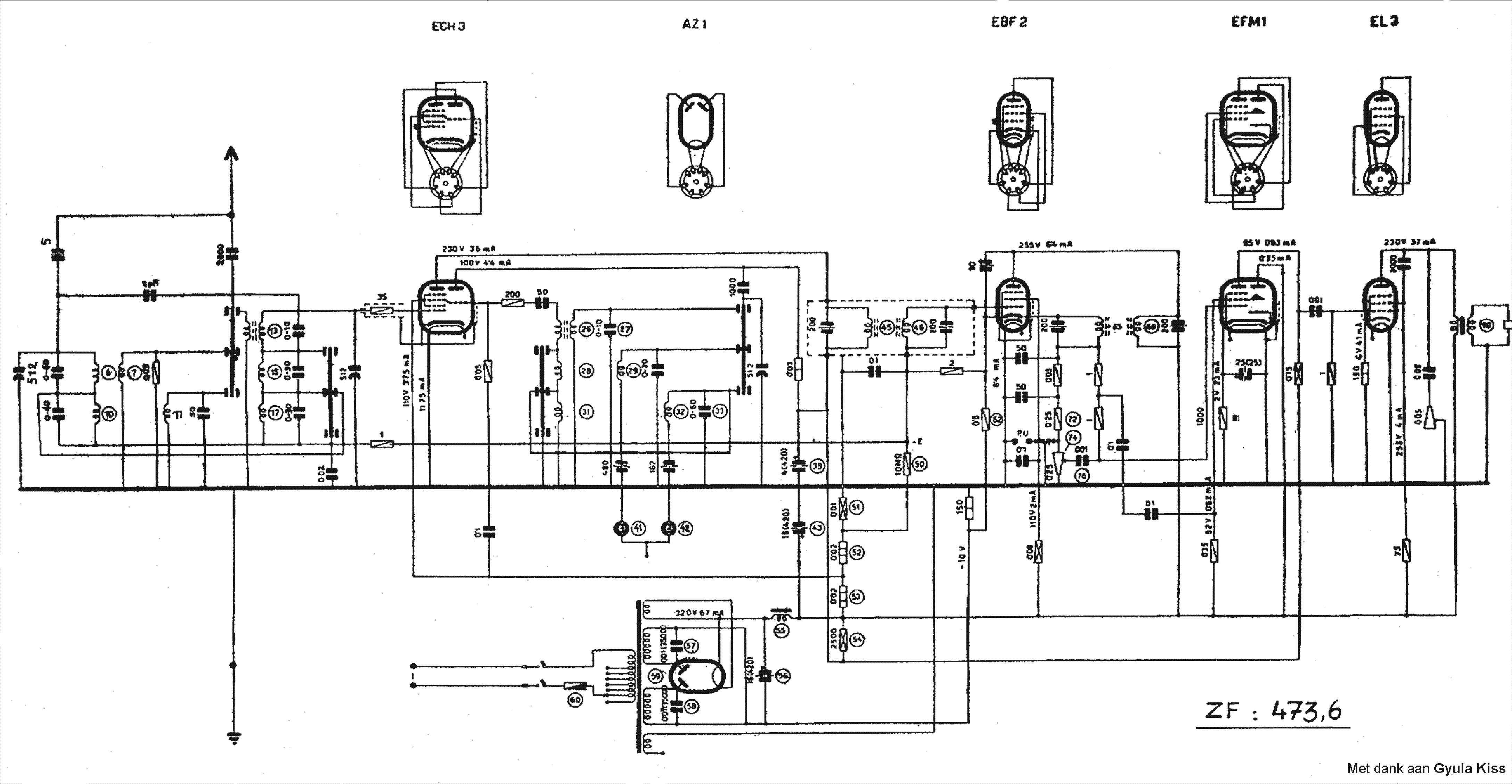 ORION 166 RADIO SCH service manual