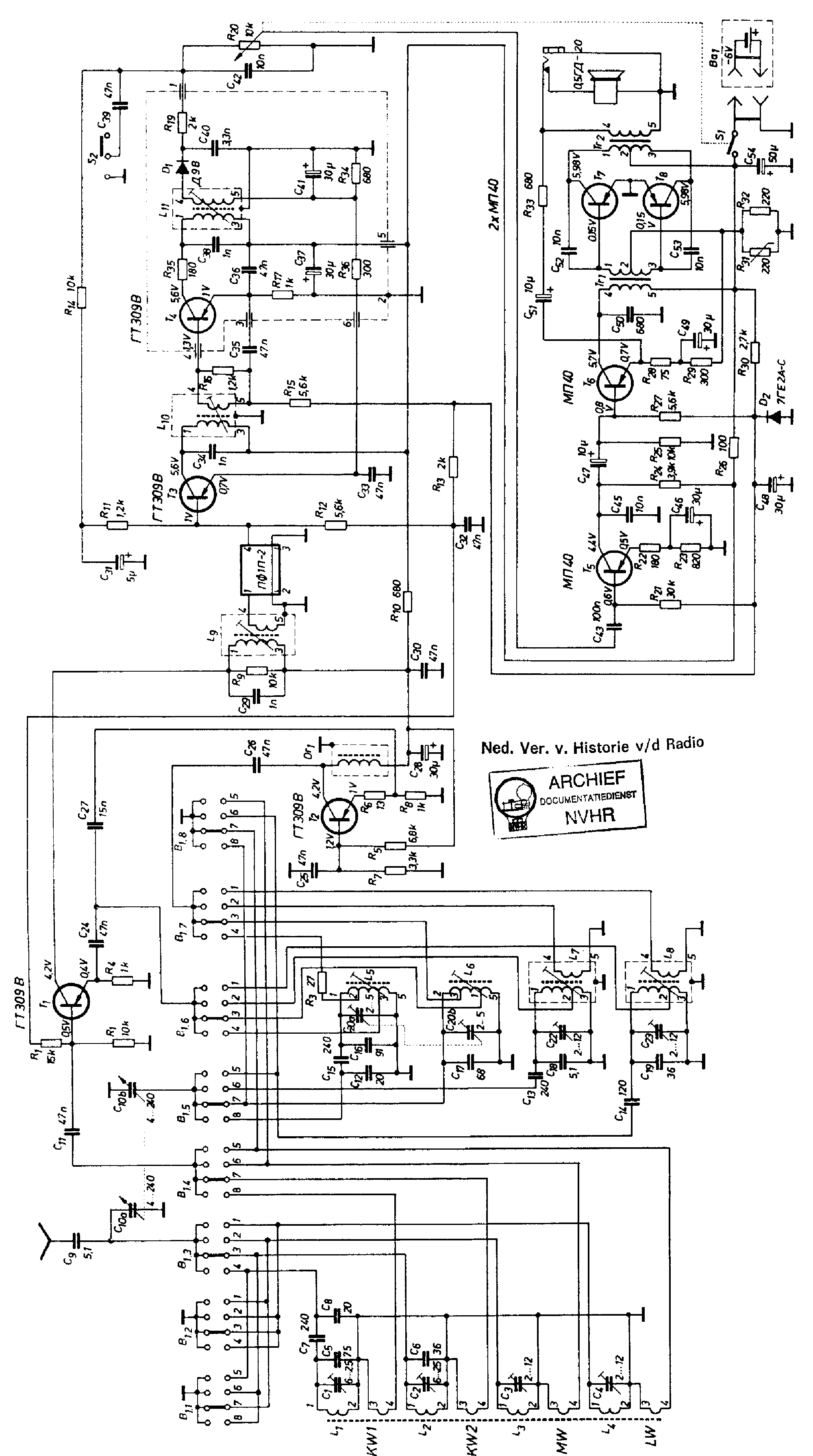 USSR SPORT2 6V RECEIVER SCH service manual