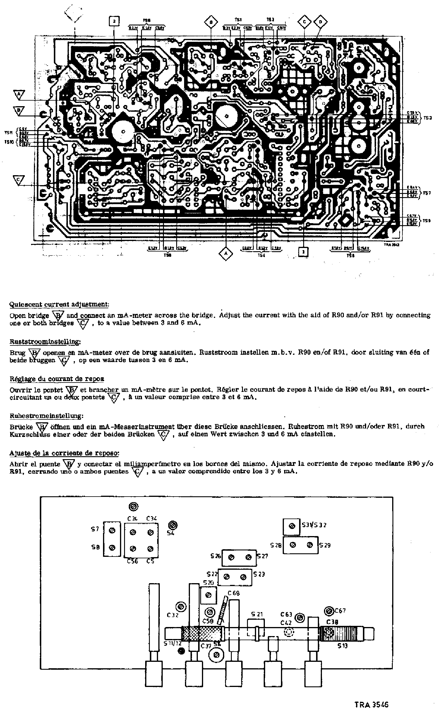 PHILIPS 22RB381-03E AM-FM RADIO SM service manual (2nd page)