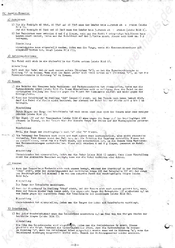 PHILIPS AG-1016 4116 NG-1316 1317 PC50 PK100 PT50-V VALTOS LEMEZJATSZO 1961 SM service manual (2nd page)