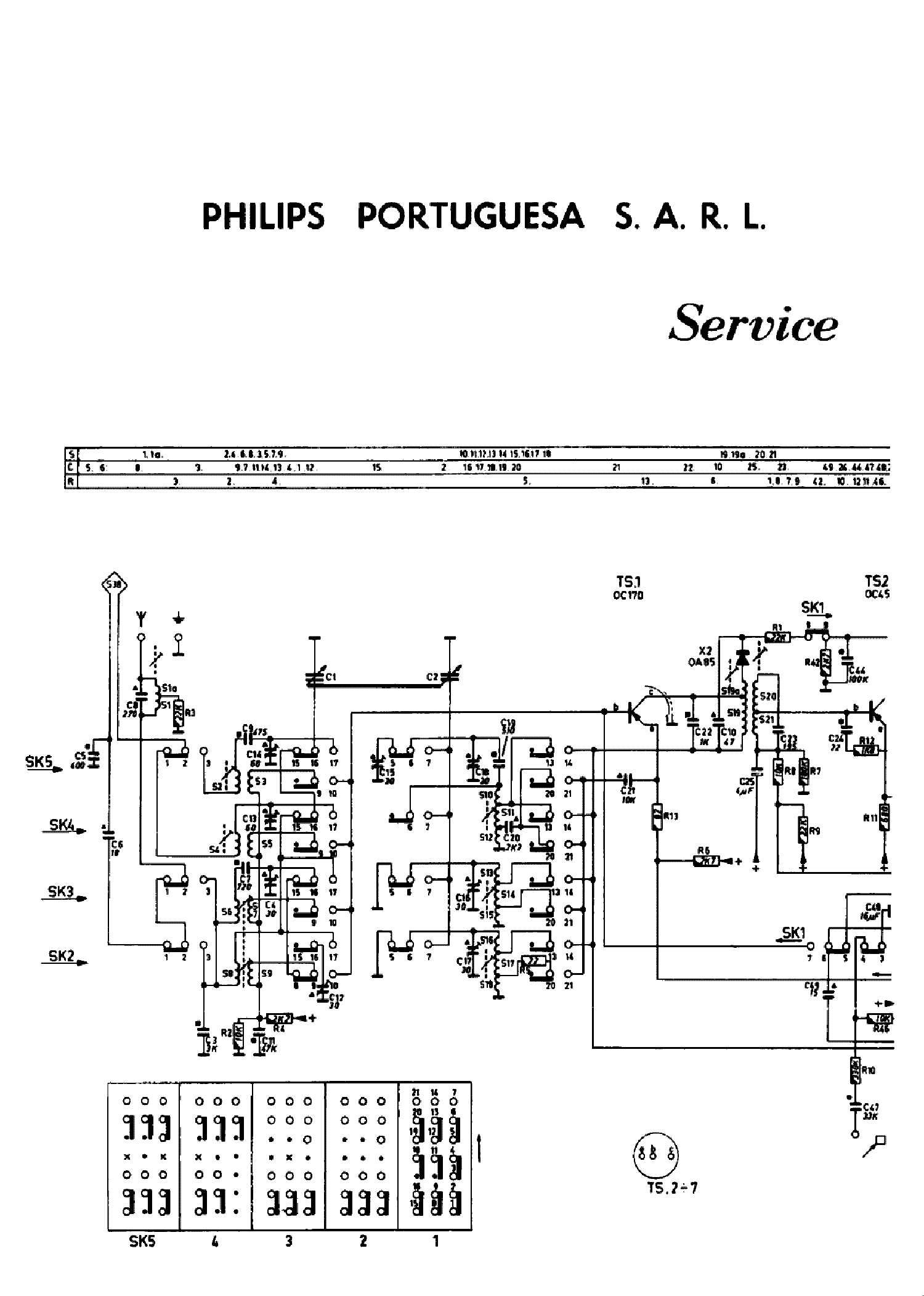 PHILIPS B3X96T service manual (1st page)