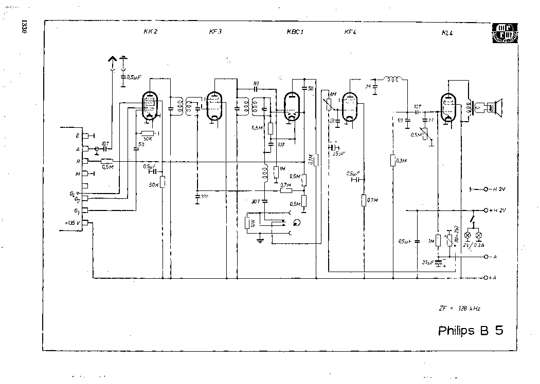 PHILIPS B5 service manual (1st page)