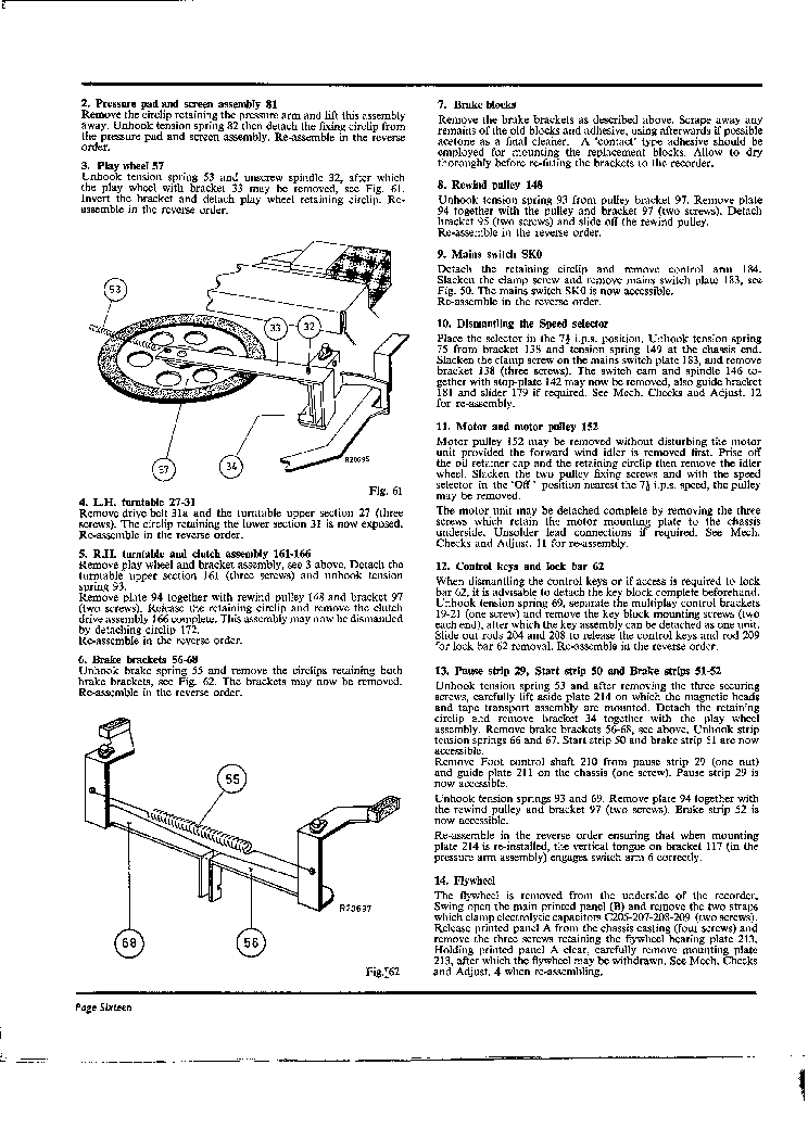 PHILIPS EL3534A TAPE RECORDER MISSED-PAGE-16-IN SM service manual