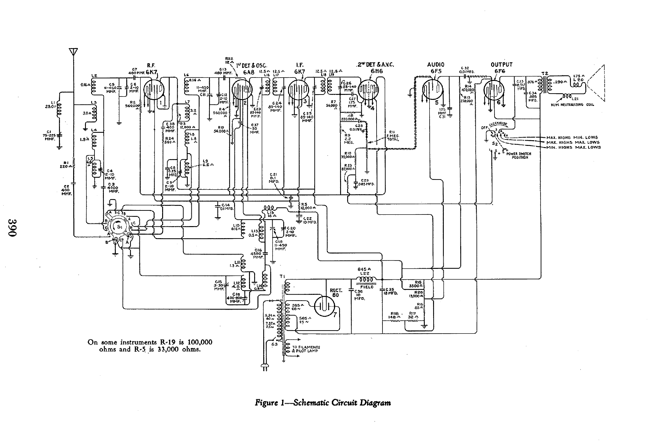 RCA C7-5 AC RADIO SCH service manual