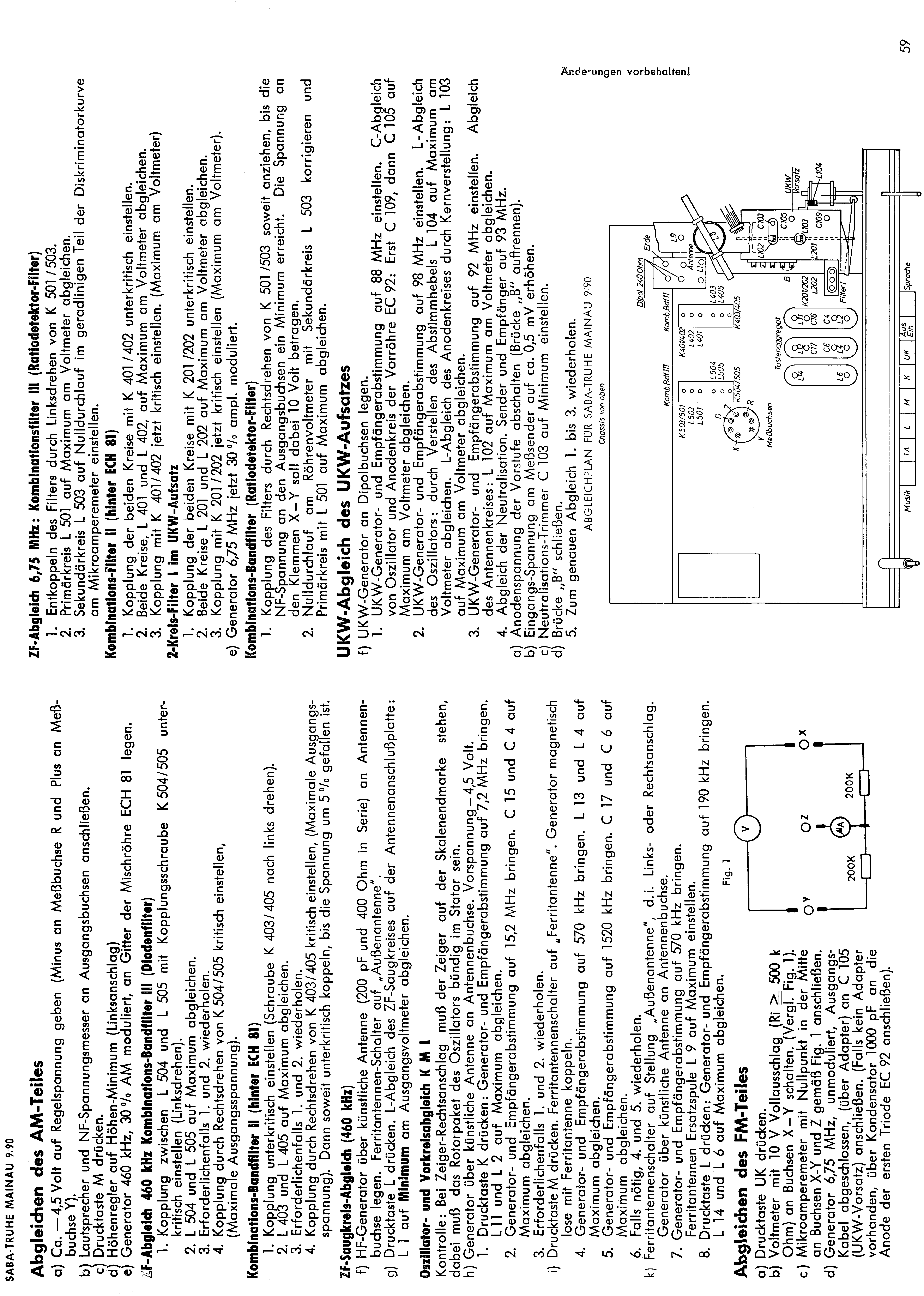 SABA MAINAU 90-STEREO SM service manual (2nd page)
