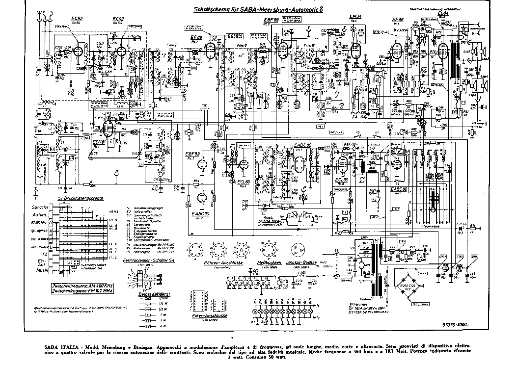 SABA MEERSBURG BREISGAU SCH service manual