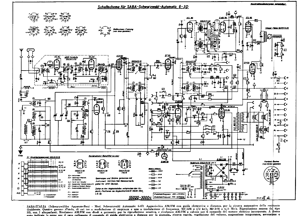 SABA SCHWARZWALD AUTOMATIC 6-3D SCH service manual