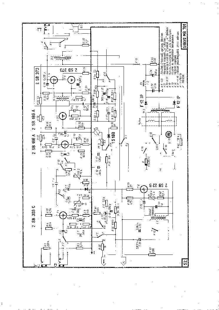 Sanyo Mr701 Service Manual Download Schematics Eeprom Repair Info For Electronics Experts