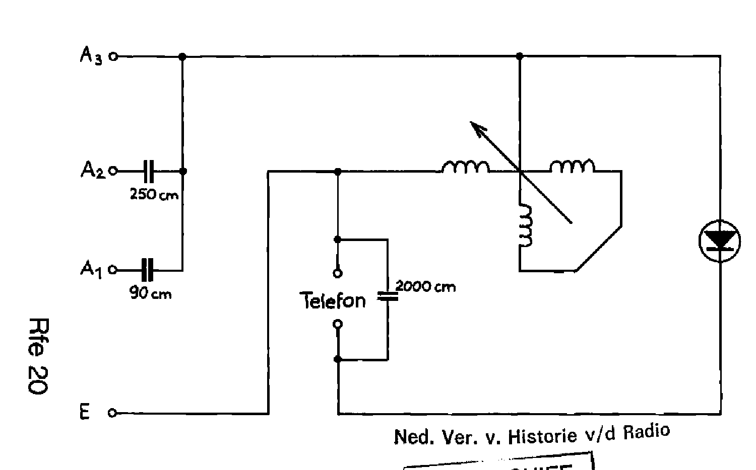 SIEMENS RFE20 VARIOMETER DETECTOR RADIO 1928 SCH service manual