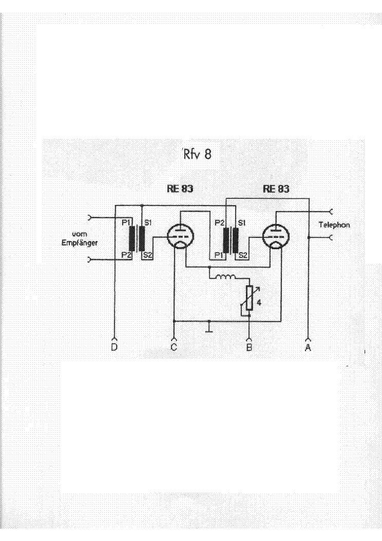 SIEMENS RFV 8 AMPLIFIER 1925 SCH service manual