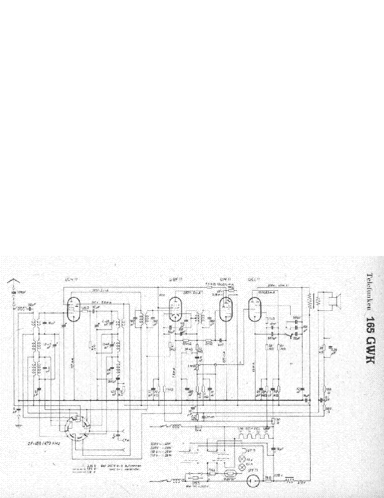 TELEFUNKEN 165-GWK SCH service manual