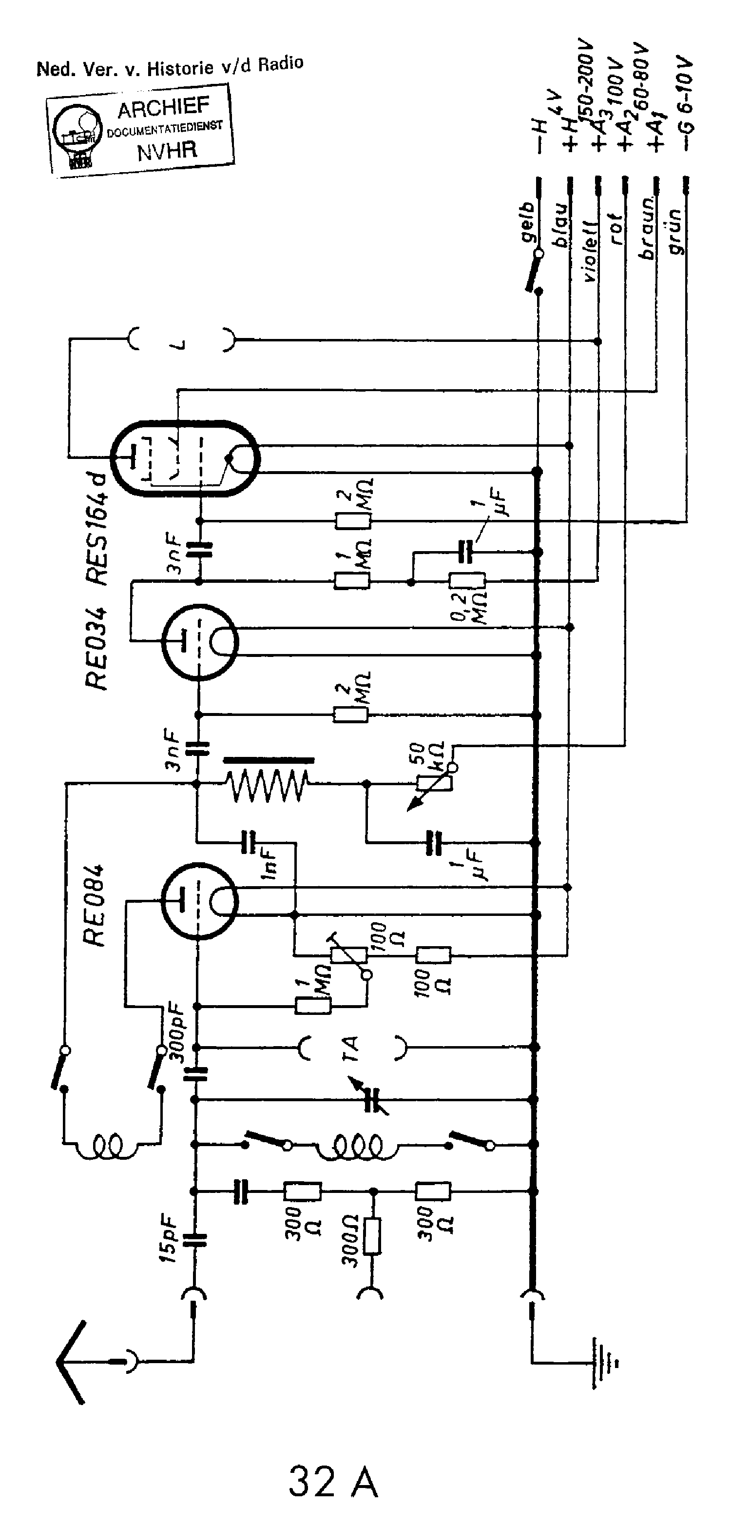 TELEFUNKEN 32 BATTERY RECEIVER SCH service manual