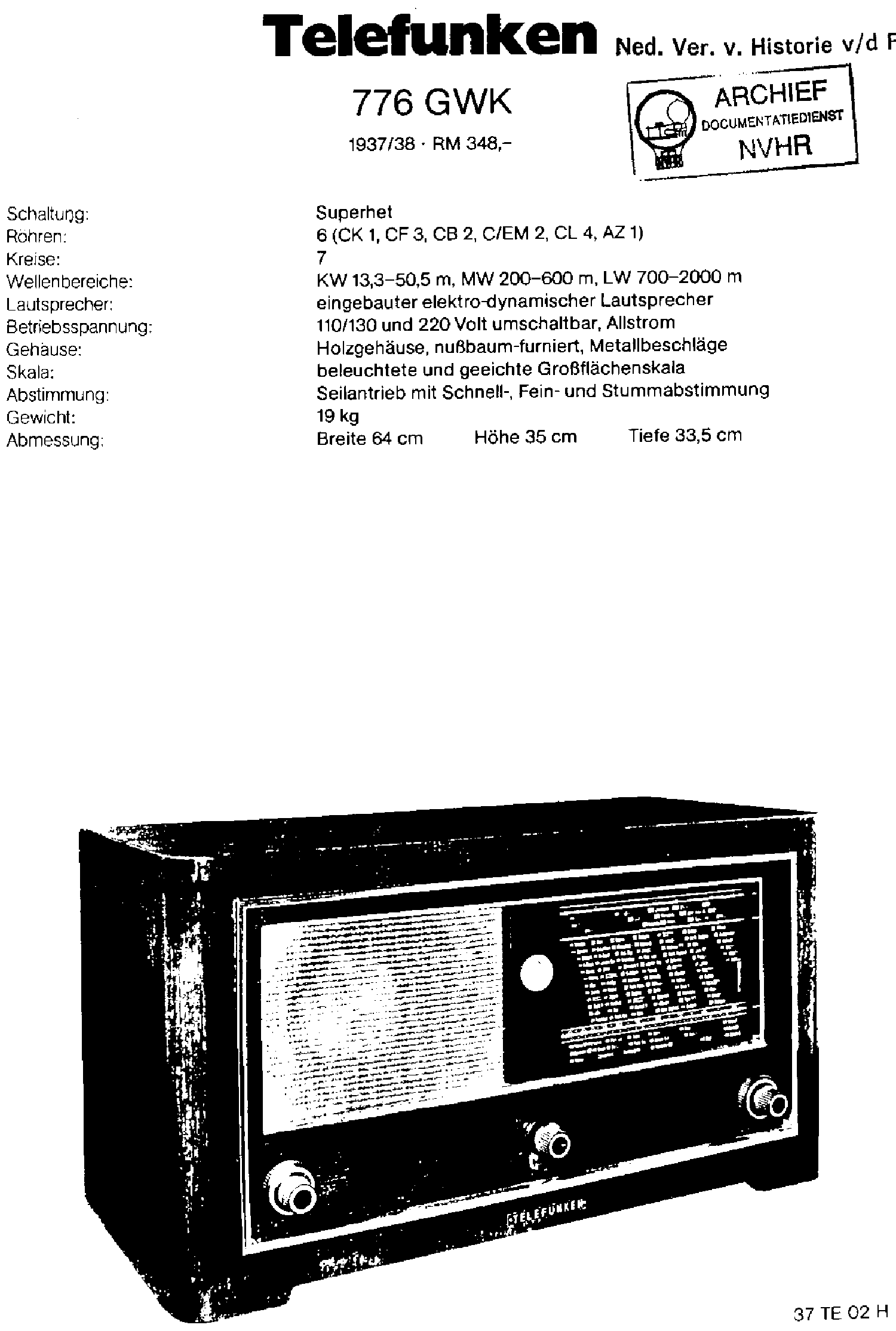 TELEFUNKEN Kofferradio bajazzo TS3511 Service Manual 