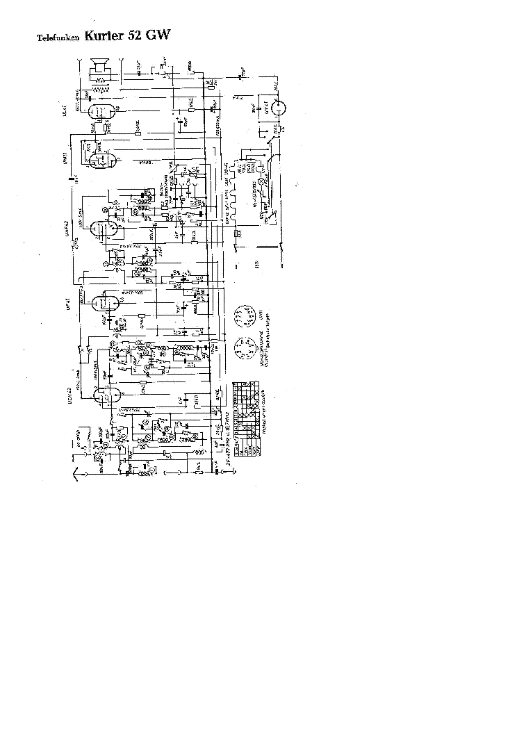 TELEFUNKEN KURIER-52 service manual