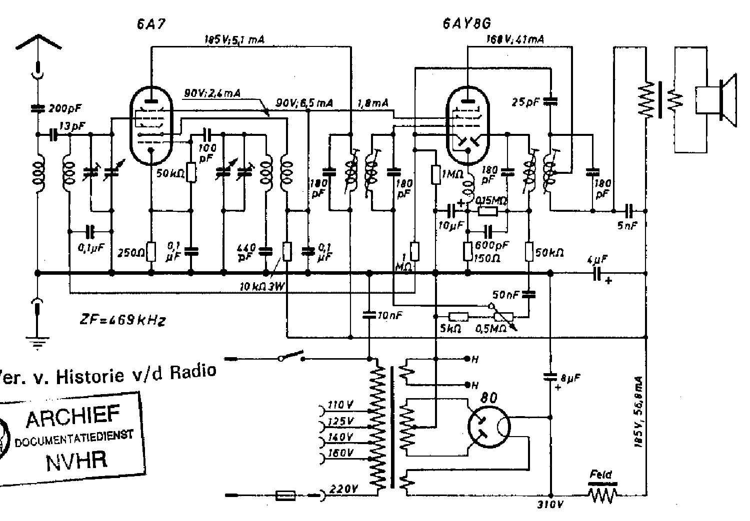 TELEFUNKEN ROMA AC RECEIVER SCH service manual