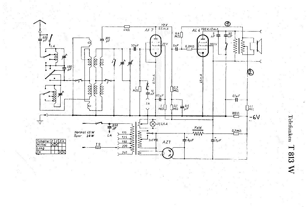 TELEFUNKEN T813W SCH service manual