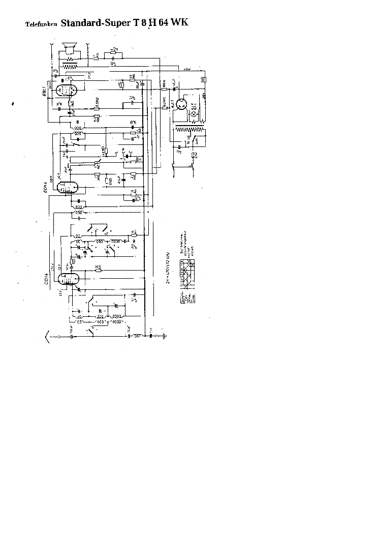 TELEFUNKEN T8H64 service manual