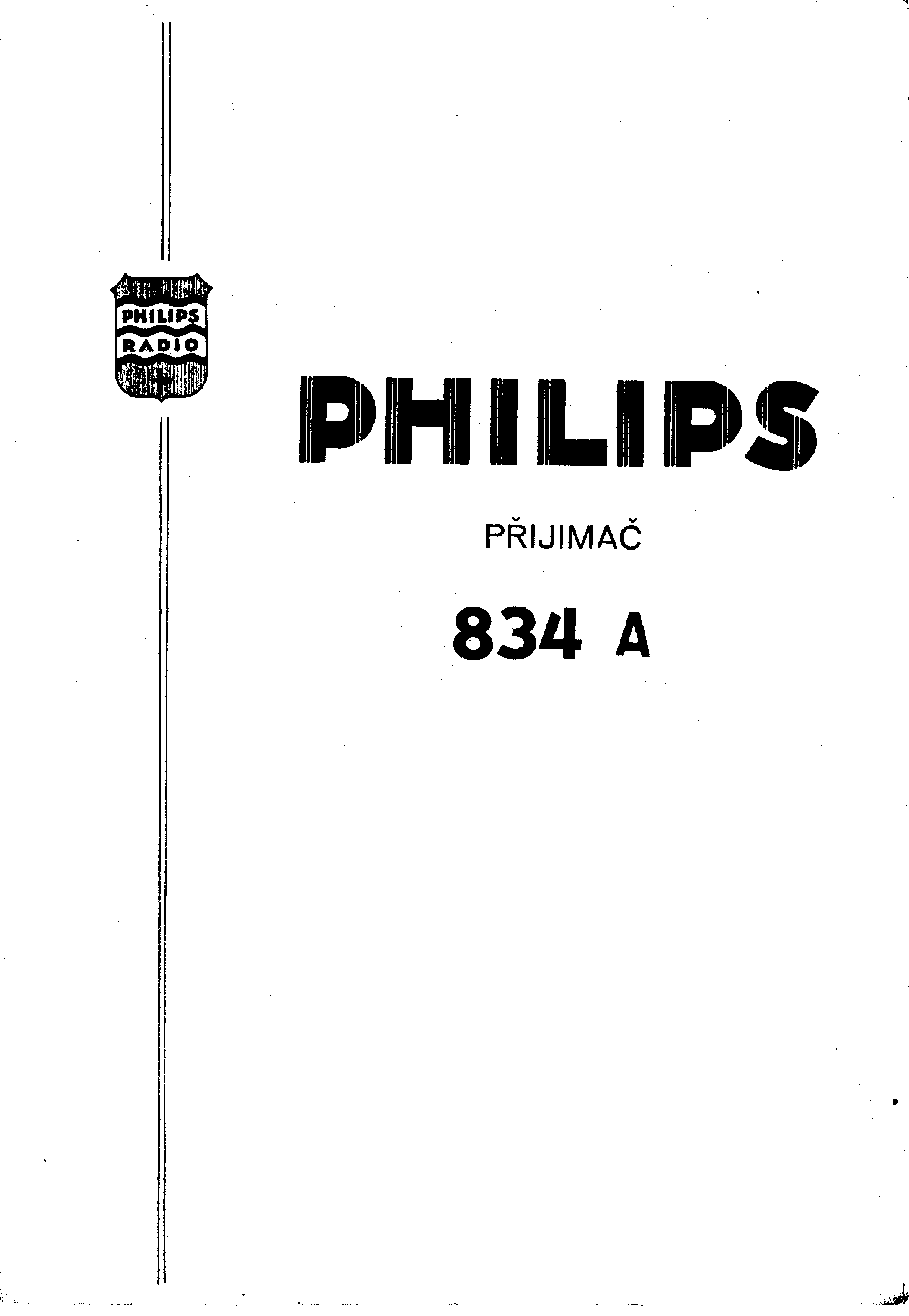 PHILIPS 824A 834A SCH 2 service manual (1st page)