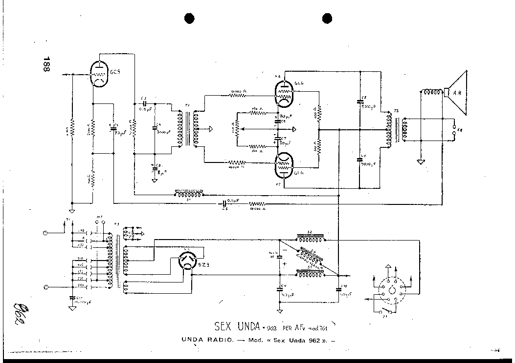 UNDA RADIO SU-962 SCH Service Manual download, schematics, eeprom ...