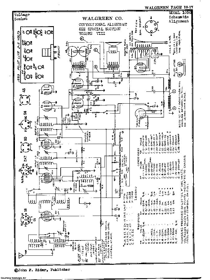 WALGREEN 1050 SCH Service Manual download, schematics, eeprom, repair ...