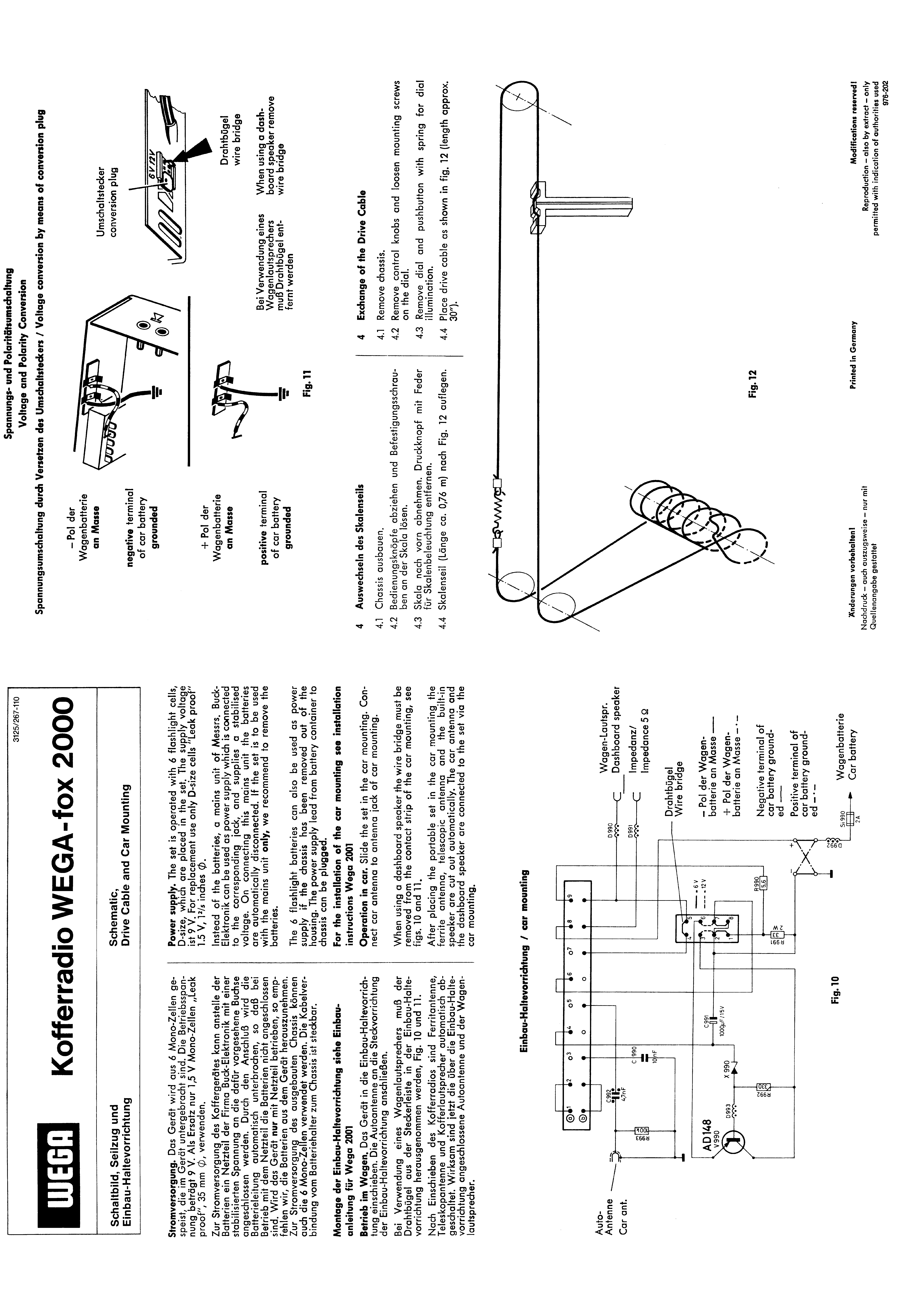 WEGA FOX 2000 SM service manual