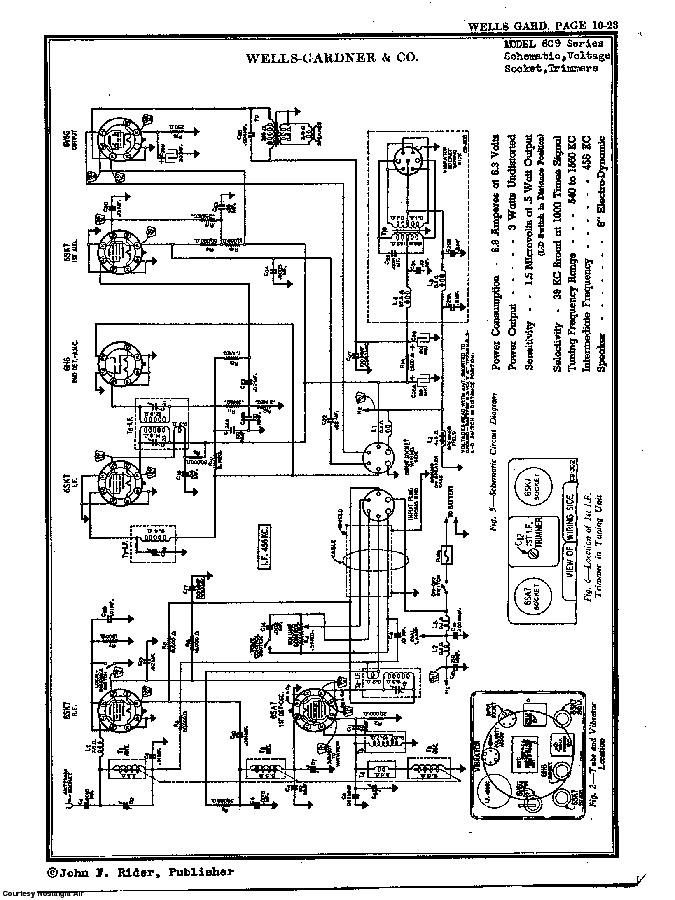 WELLS-GARDNER 6C9 SERIES SCH Service Manual download, schematics ...
