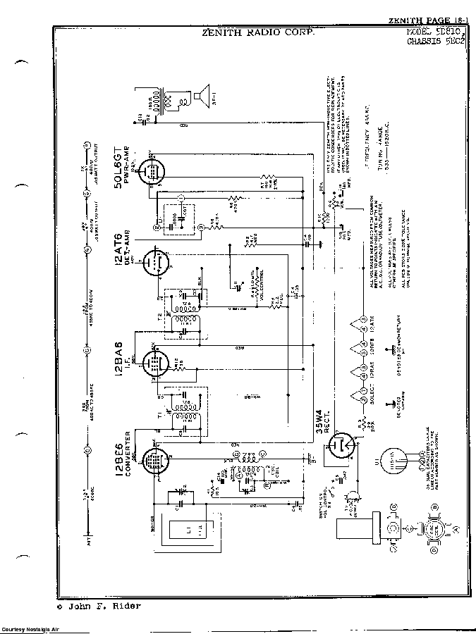 ZENITH 5D810 SCH Service Manual download, schematics, eeprom, repair ...