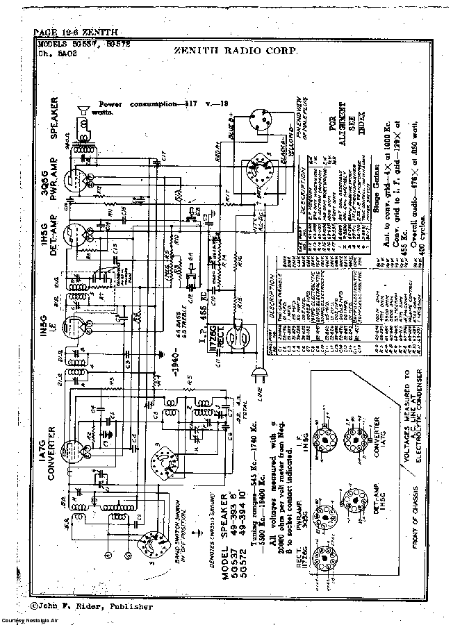 ZENITH 5G537 SCH Service Manual download, schematics, eeprom, repair ...