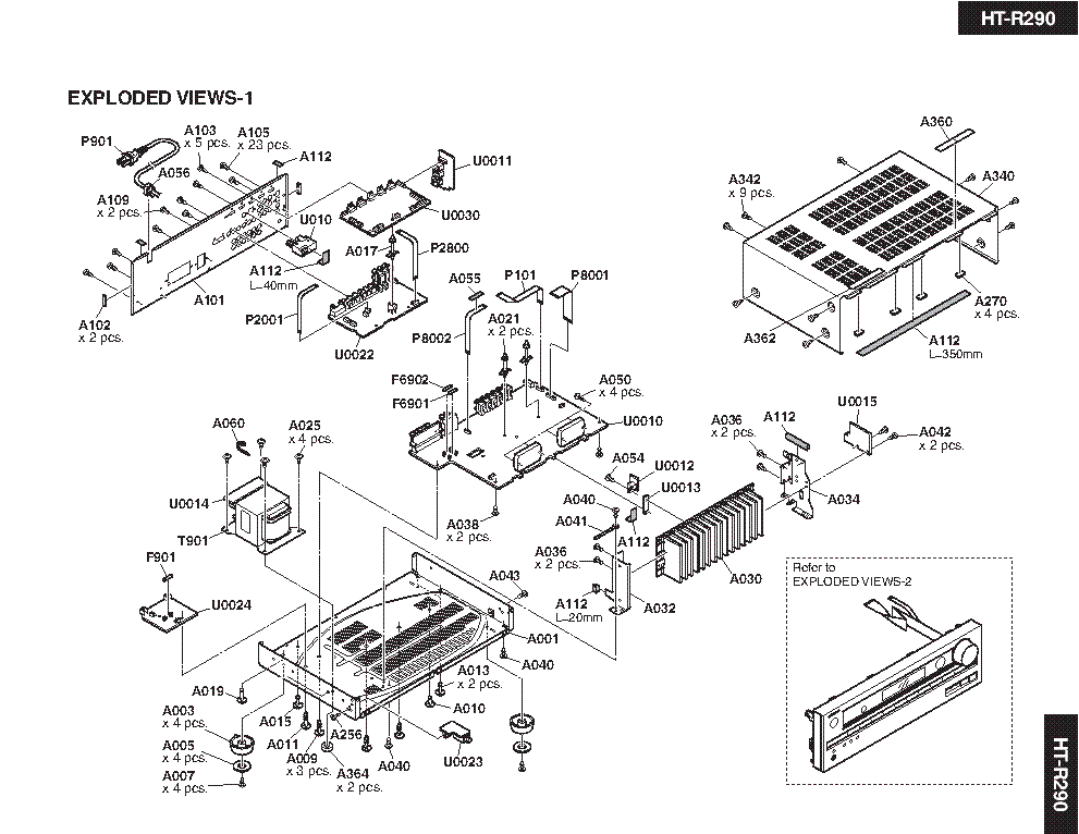 ONKYO HT-R290B service manual (2nd page)