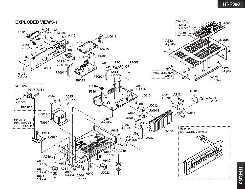 ONKYO HT-R390B service manual (2nd page)