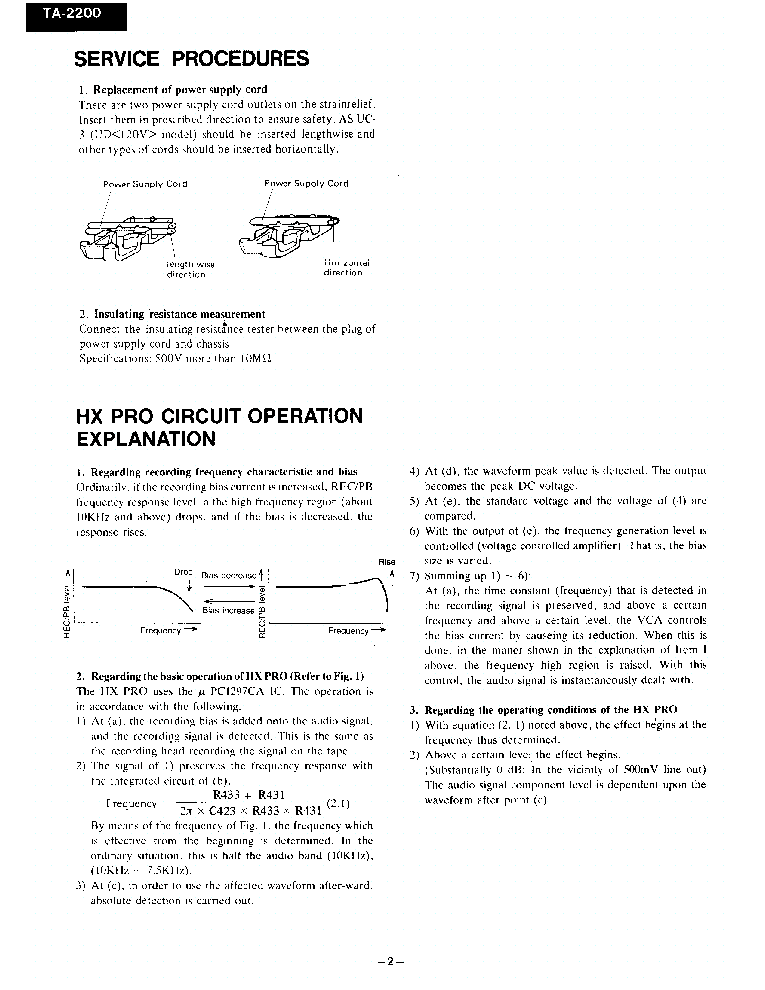 ONKYO TA-2200-SM-TAPE-DECK service manual (2nd page)