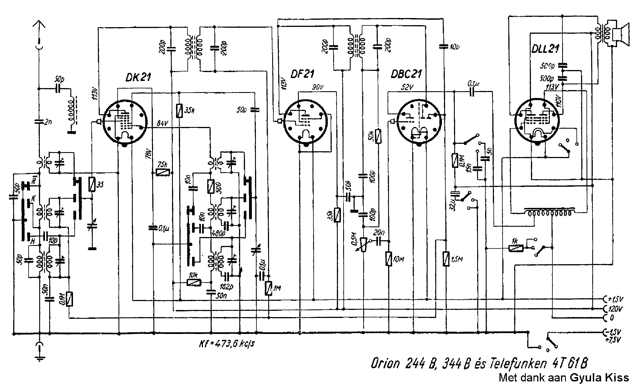 Telefunken ha 870 схема