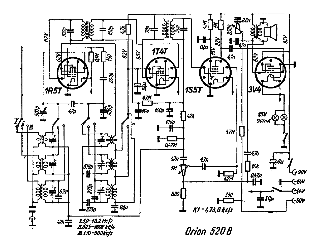 ORION 520B service manual