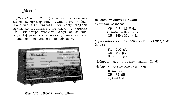 OROSZ USSR MECHTA AD TUBE-RADIO service manual