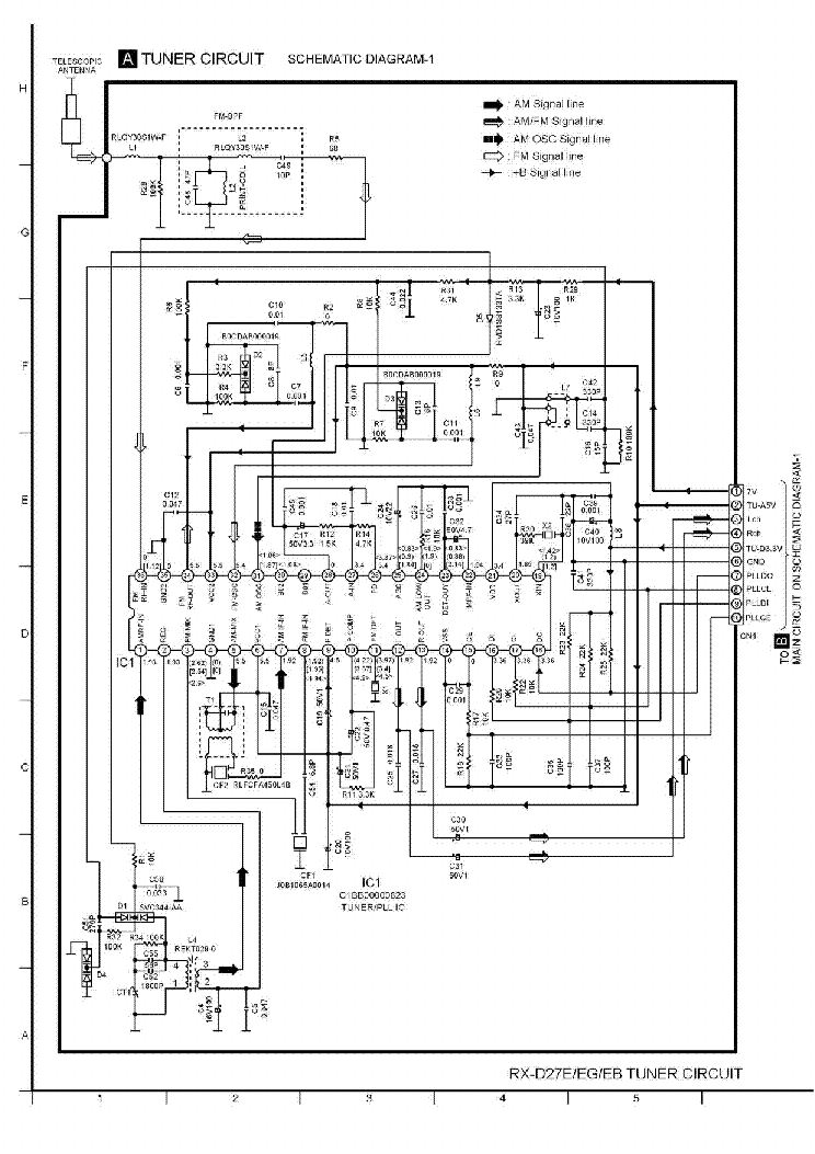 PANASONIC RX-D27 service manual (1st page)