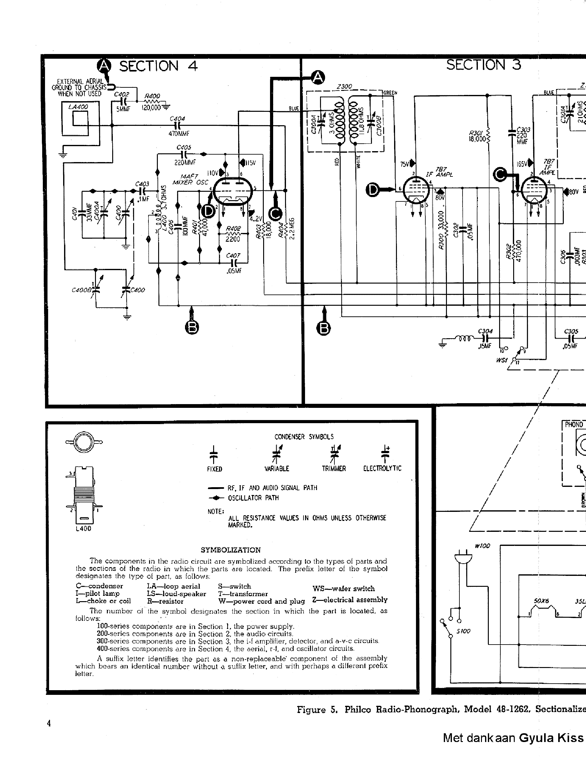PHILCO 48-1262 service manual